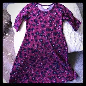 LuLaRoe wine color dress